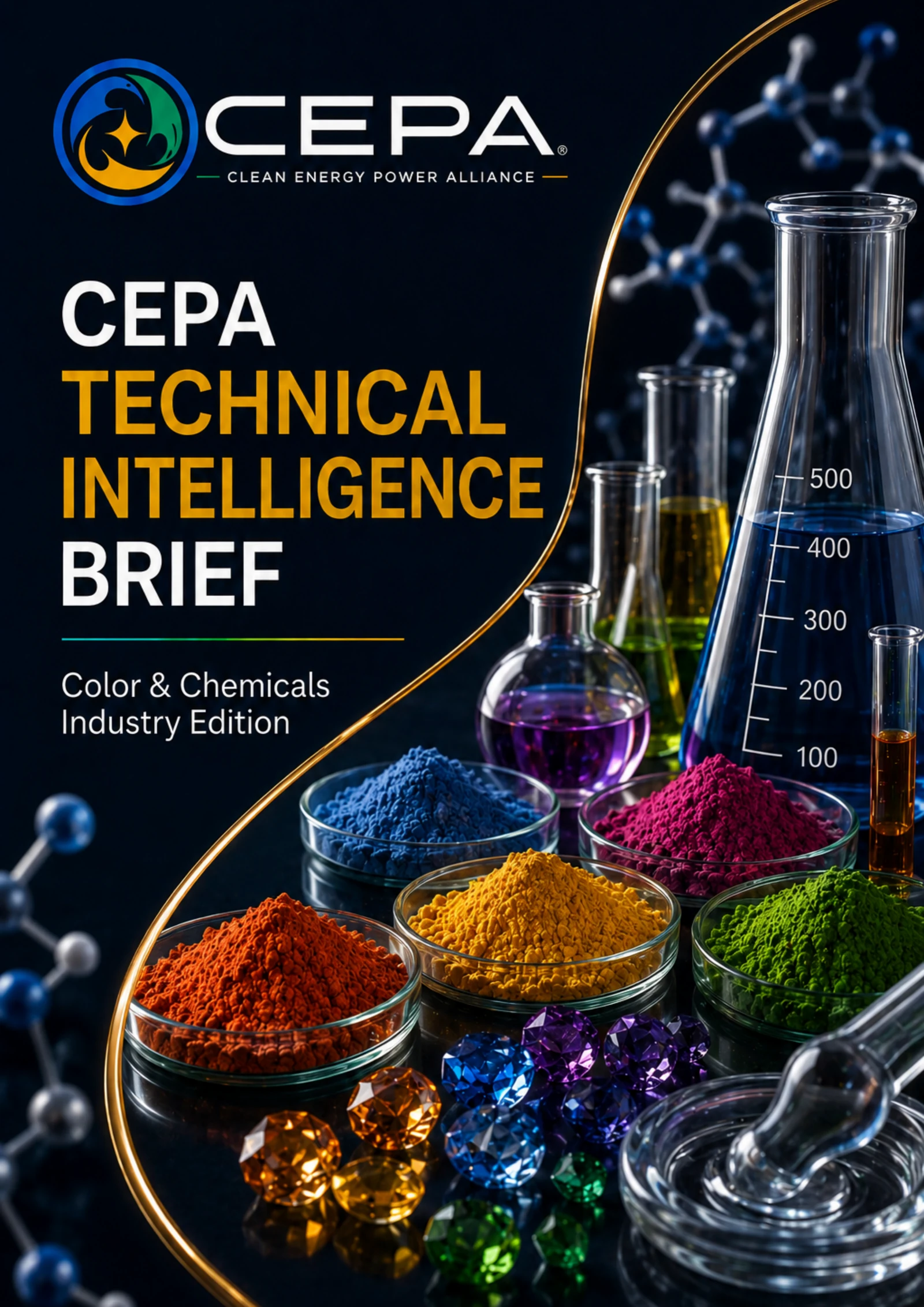 CEPA Technical Intelligence Brief - Color & Chemicals Industry Edition - Issue 002 - Fixed Color & Chemicals Industry Edition cover