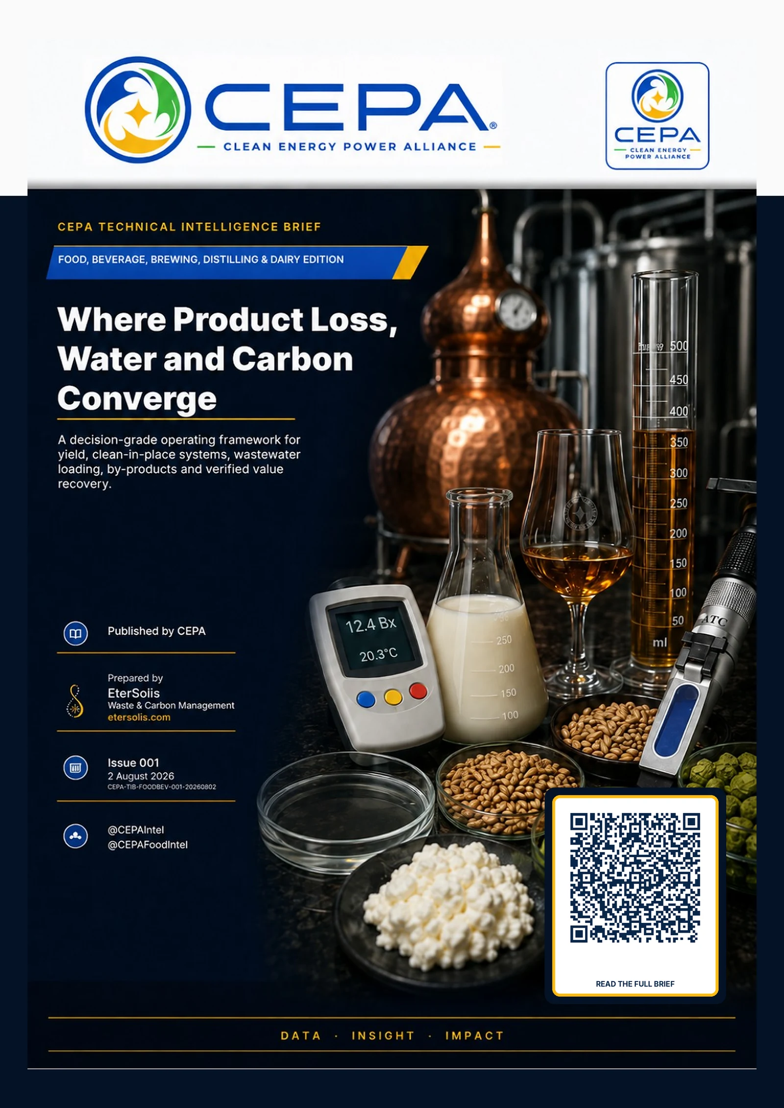 Food, Beverage, Brewing, Distilling & Dairy Edition Issue 001 cover